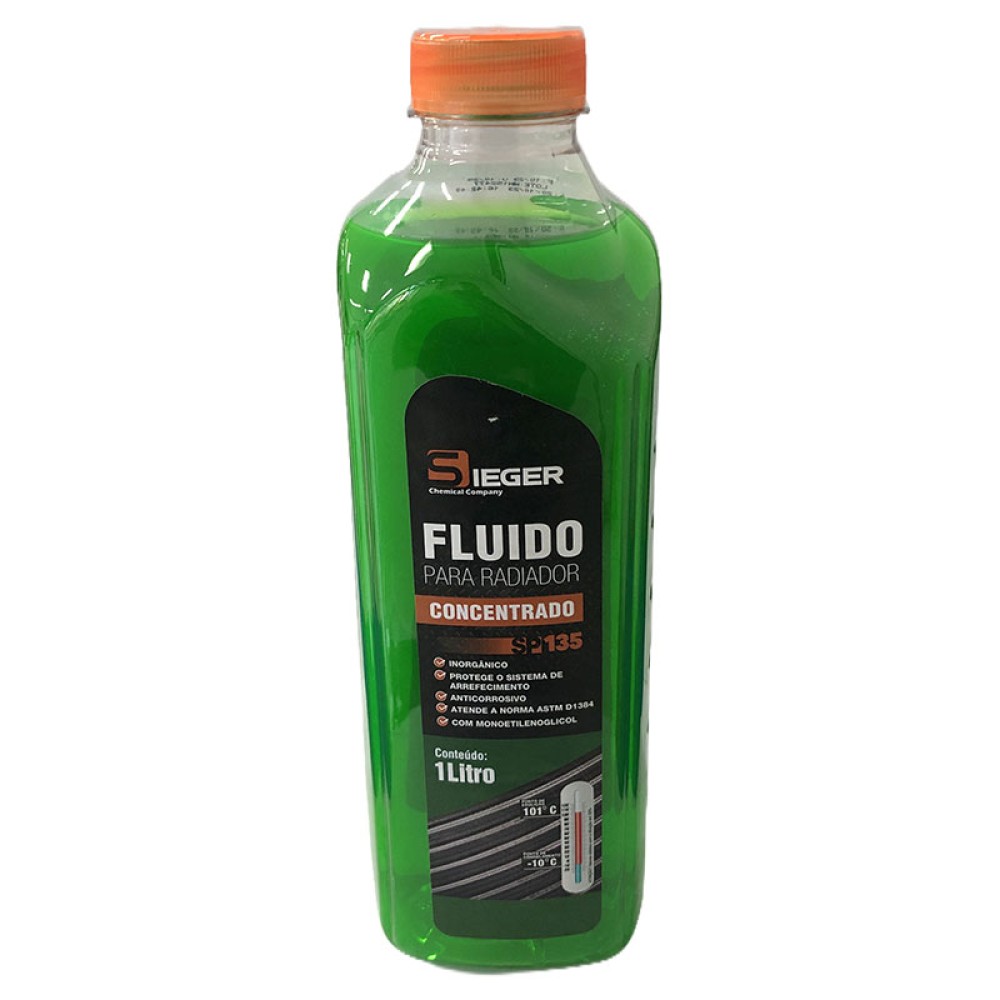 Fluído para Radiador Sieger Verde Concentrado SP135
