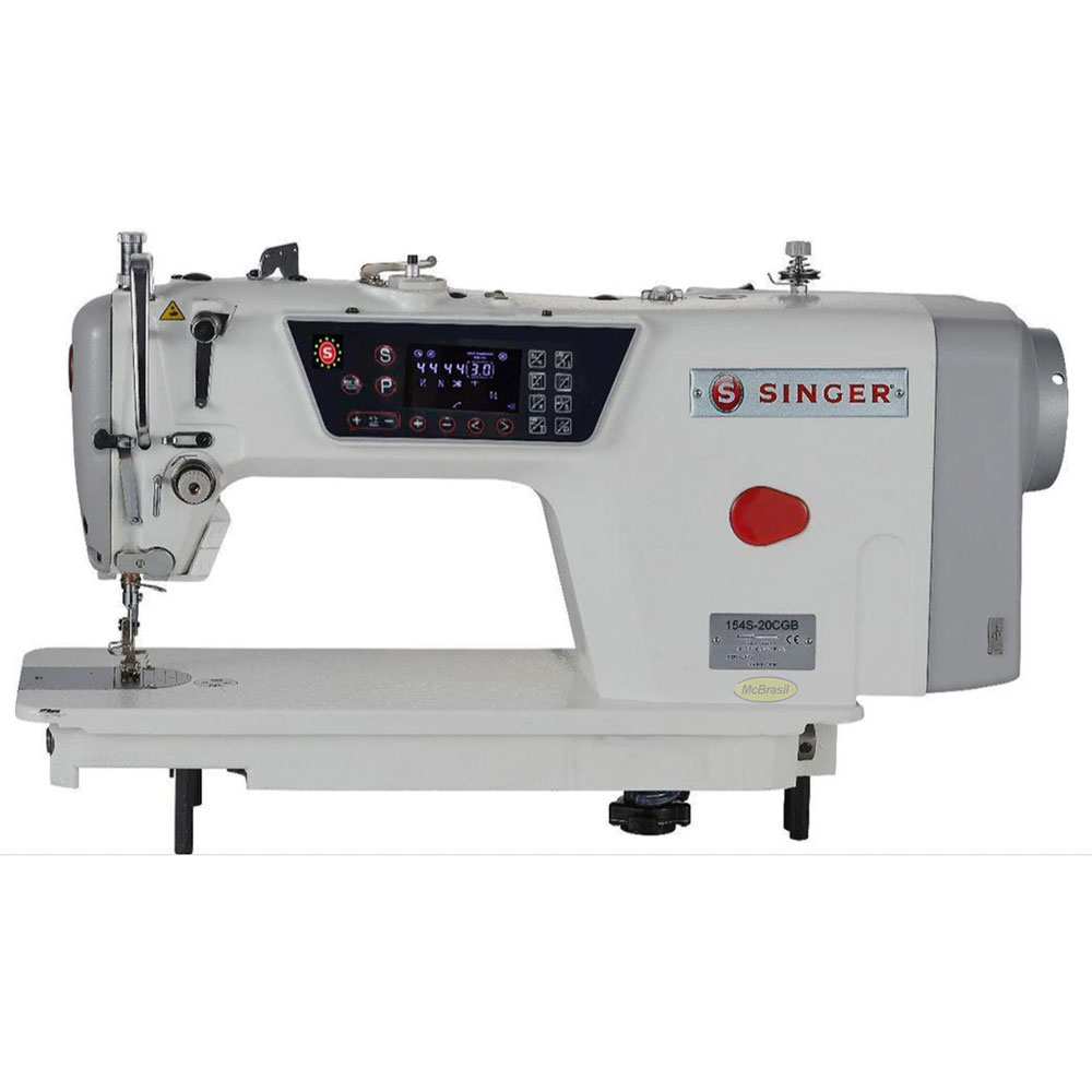 Máquina De Costura Reta Eletrônica Singer 154S-20CG Motor Direct Drive Completa com Mesa