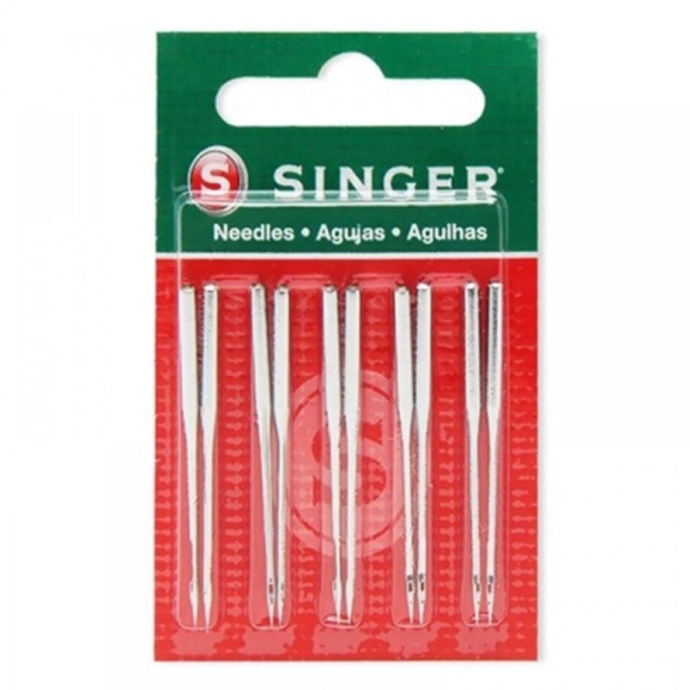 Kit 10 Agulhas Singer 3355 DPx17 Para Transporte Duplo/Triplo E Pespontadeira