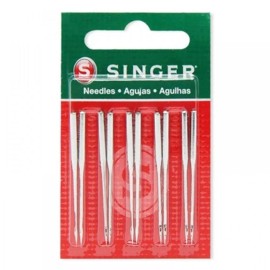 Kit 10 Agulhas Singer 3355 DPx17 Para Transporte Duplo/Triplo E Pespontadeira