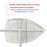 Sapata De Teflon Anti-Brilho Para Ferro De Passar Industrial Okachi OK-300L 801563
